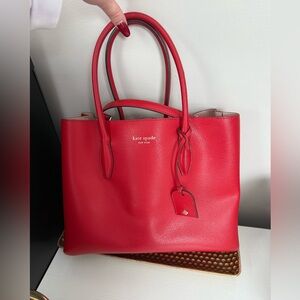 Kate spade satchel red